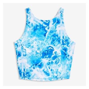 JOE FRESH Active Crop Tank Top with built-in bra and cups